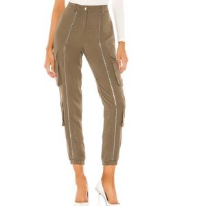 New Revolve / Superdown green cargo style pants